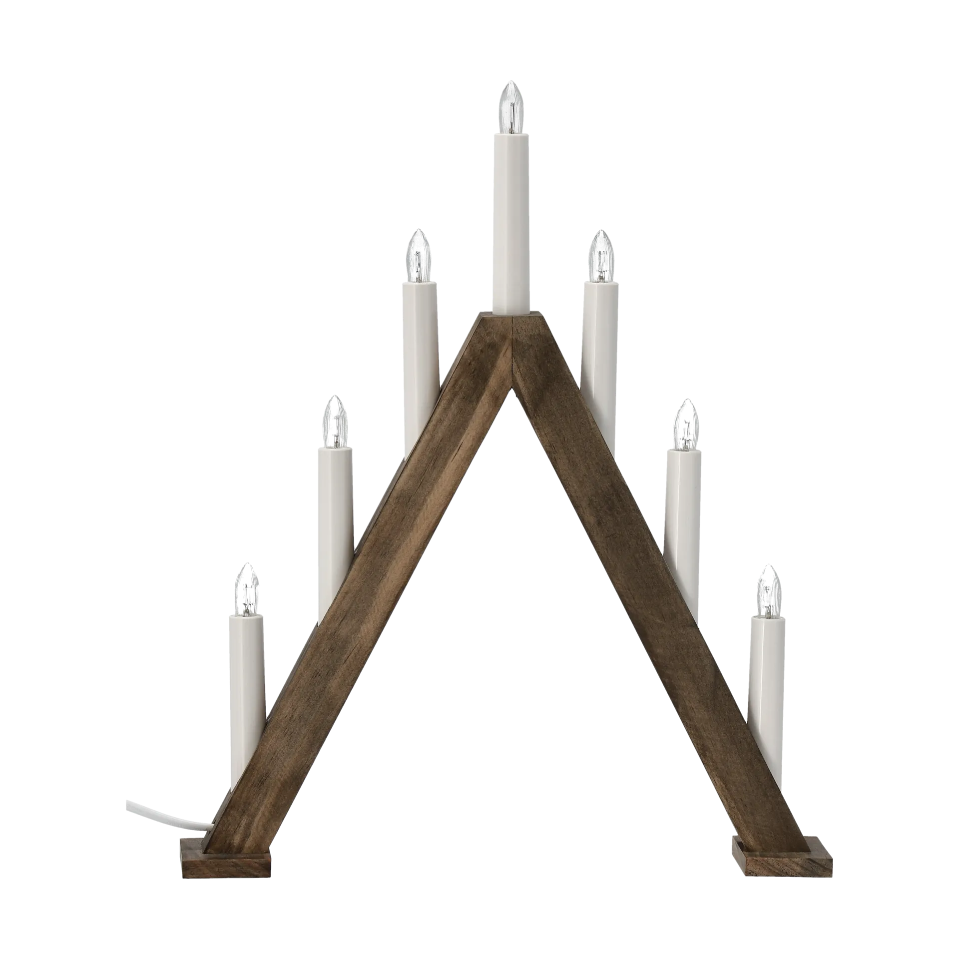 Scandi Living Nord adventstage 40 cm Mørkbejdset