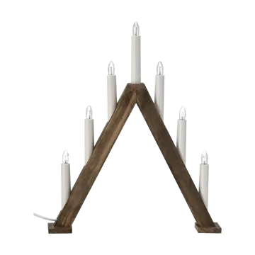 Nord adventstage 40 cm - Mørkbejdset - Scandi Living