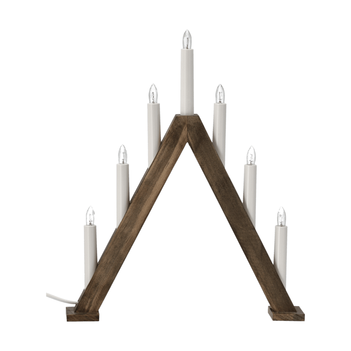 Nord adventstage 40 cm - Mørkbejdset - Scandi Living