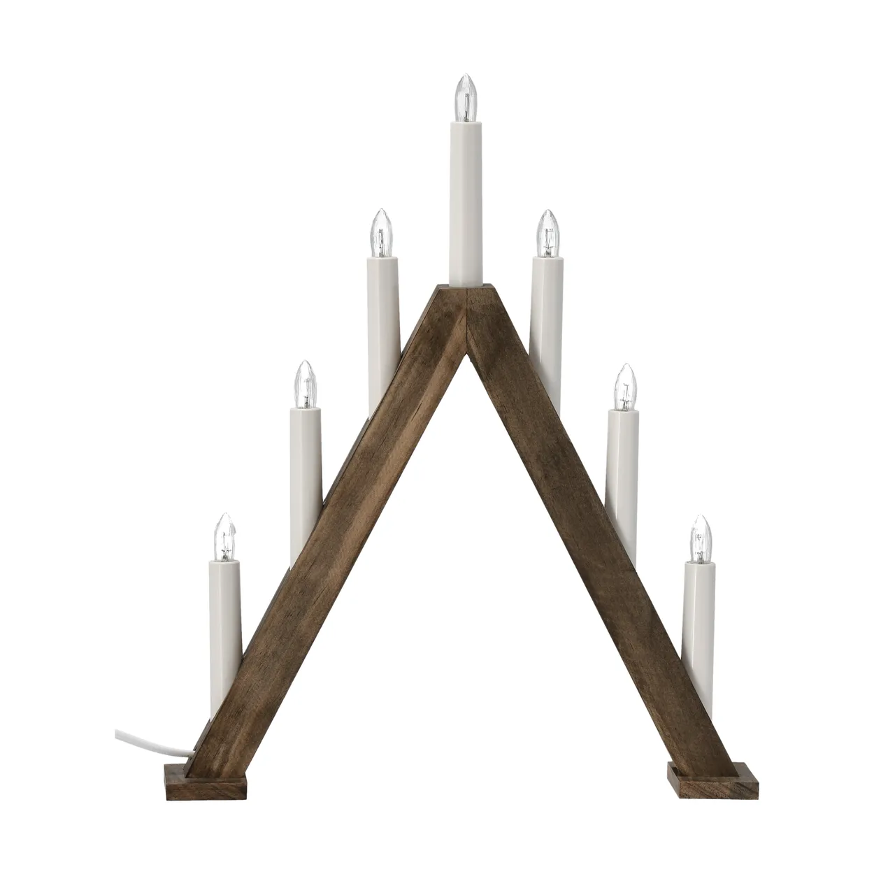 Scandi Living Nord adventstage 40 cm Mørkbejdset