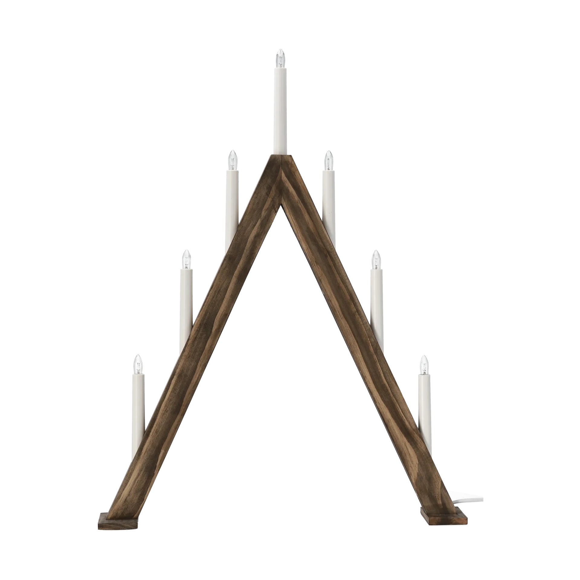 Scandi Living Nord adventstage 60 cm Mørkbejdset