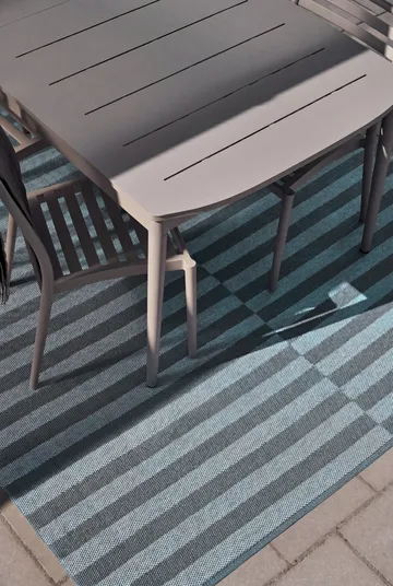 Path tæppe - Ocean blue, 150x200 cm - Scandi Living
