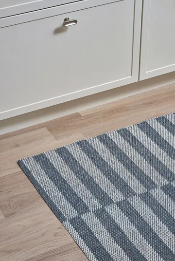 Path tæppe - Ocean blue, 150x200 cm - Scandi Living