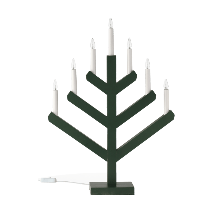 Pine adventslysestage 62 cm - Grøn - Scandi Living