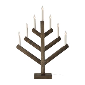 Pine adventslysestage 62 cm - Mørkbejdset - Scandi Living