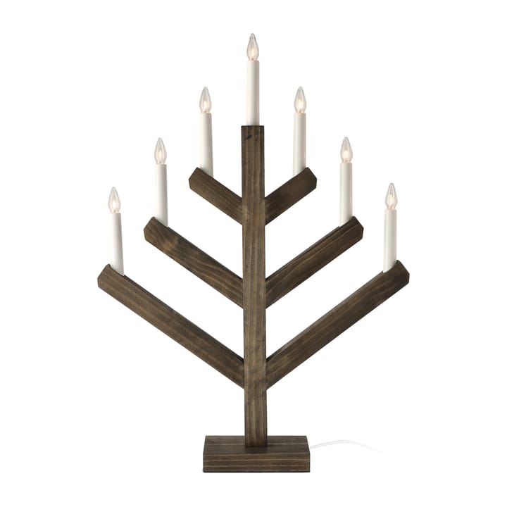 Pine adventslysestage 62 cm, Mørkbejdset Scandi Living