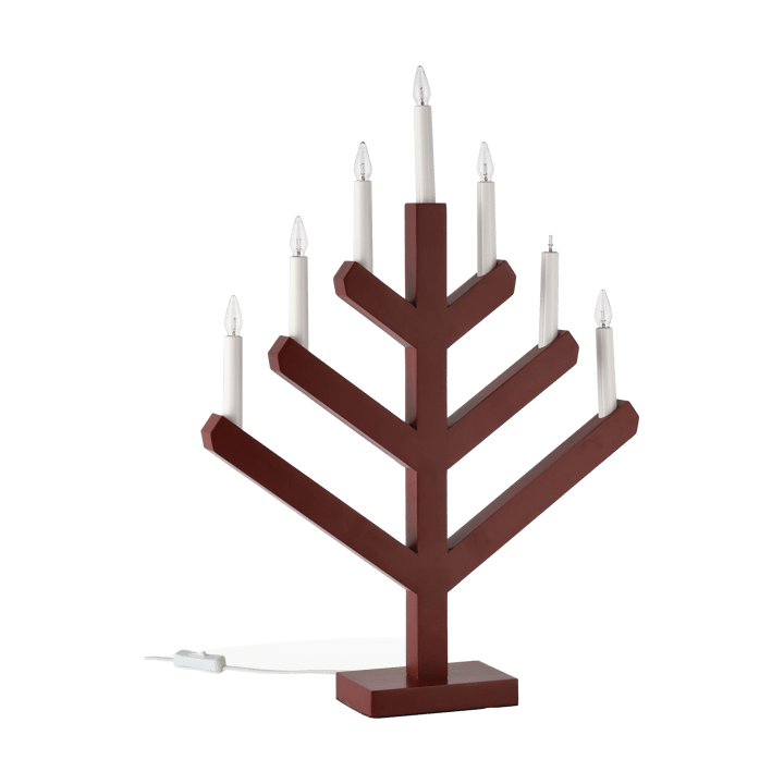 Pine adventslysestage 62 cm, Rød Scandi Living
