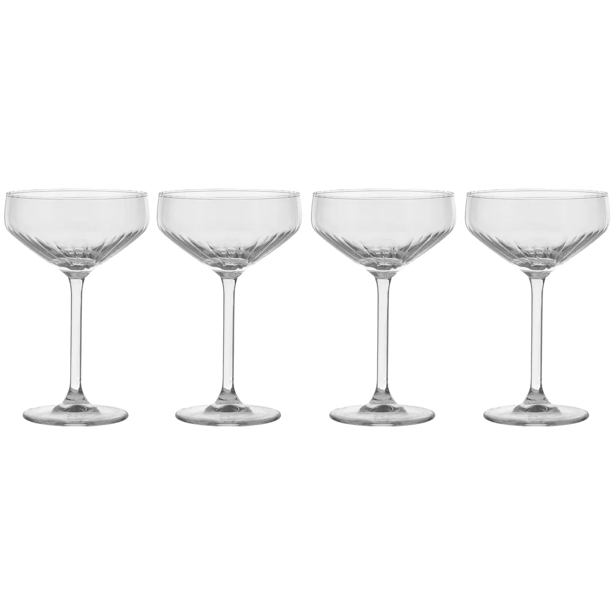 Scandi Living Pristine champagne coupe 29 cl 4-pak Klar