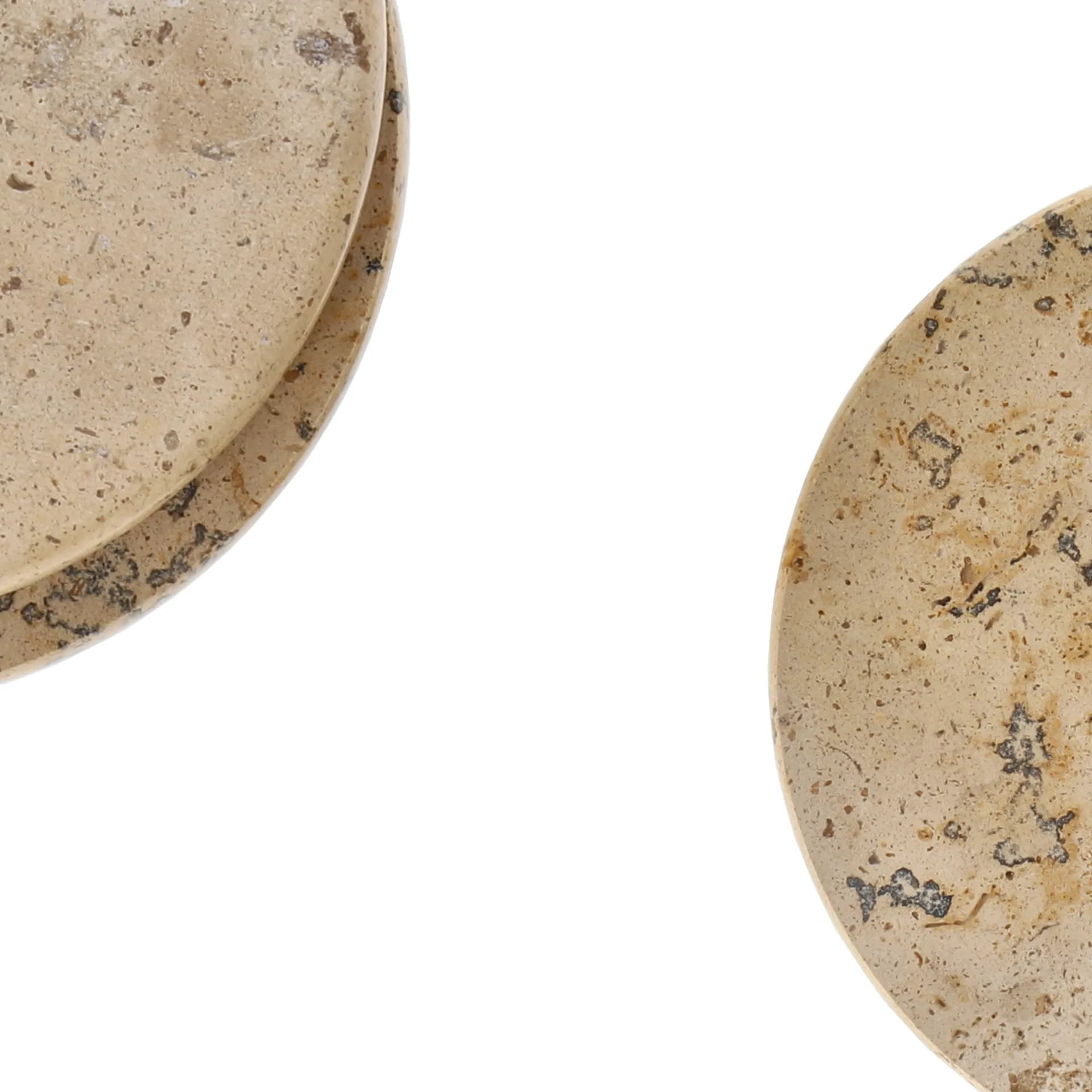 Ridge glasunderlag Ø10 cm 4-pak, Marmor Scandi Living