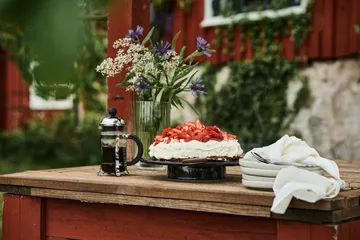 Sandsbro asiet lysegrå, Ø20 cm, 6-pak - Scandi Living