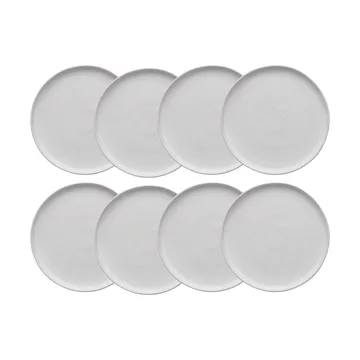 Sandsbro asiet offwhite, Ø20 cm, 8-pak - Scandi Living