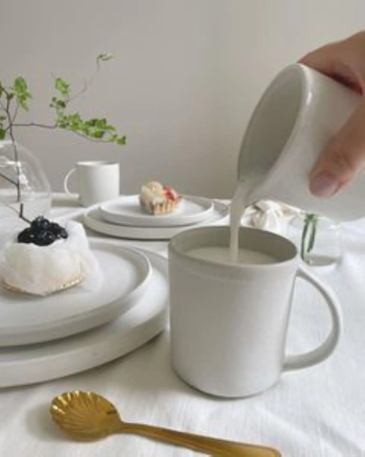 Sandsbro mælkekande, Offwhite, 30 cl Scandi Living