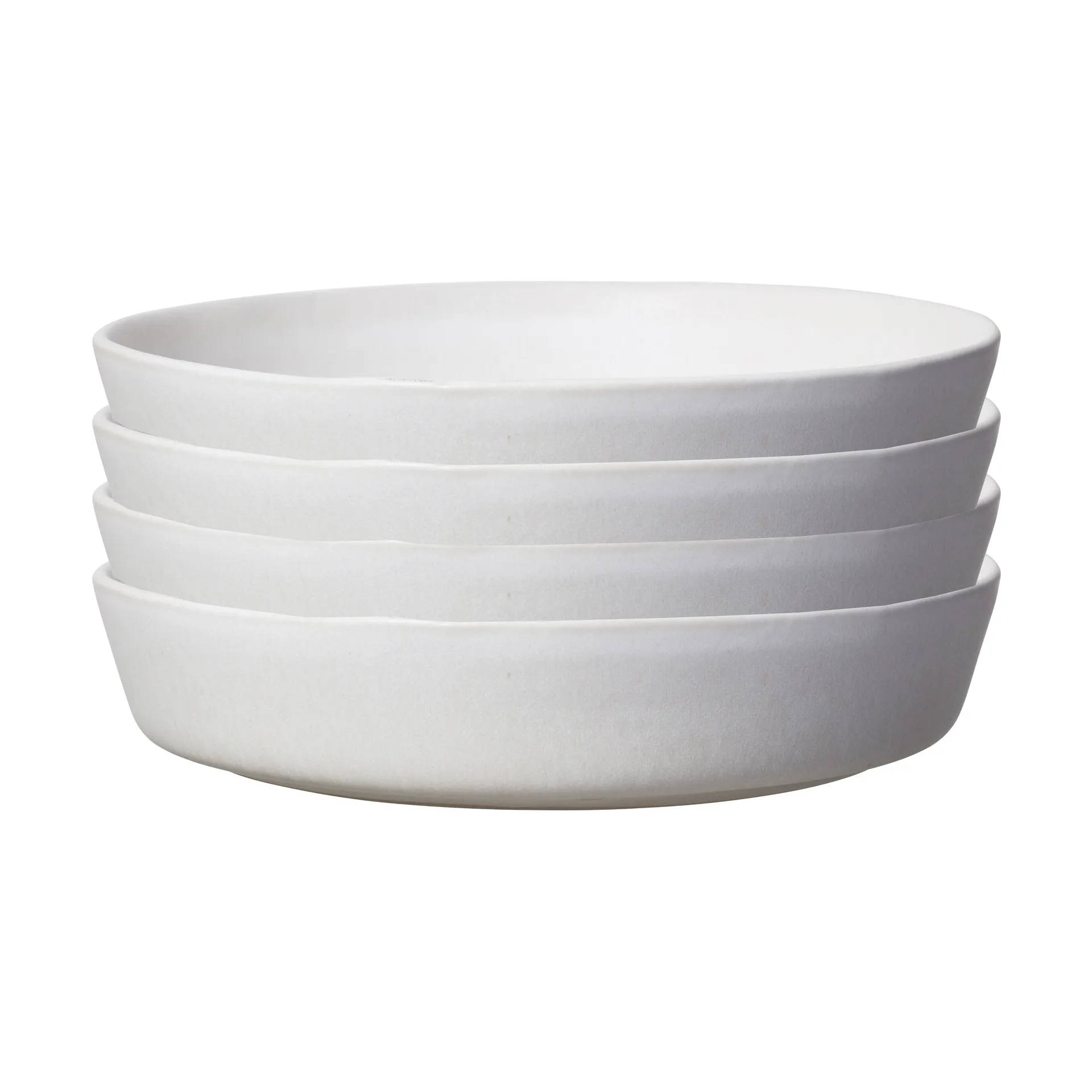 Scandi Living Sandsbro pastatallerken offwhite, Ø23 cm, 4-pak