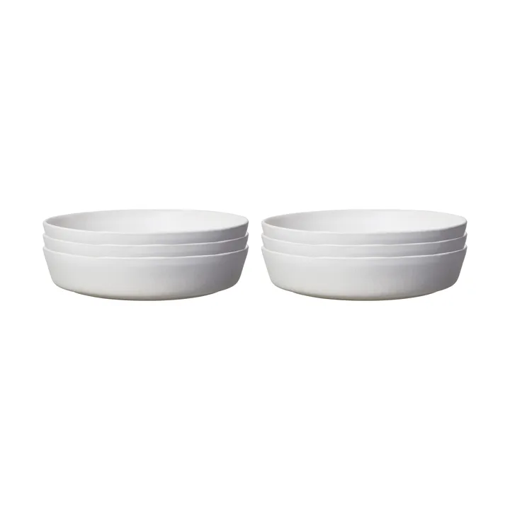 Sandsbro pastatallerken offwhite, Ø23 cm, 6-pak - Scandi Living