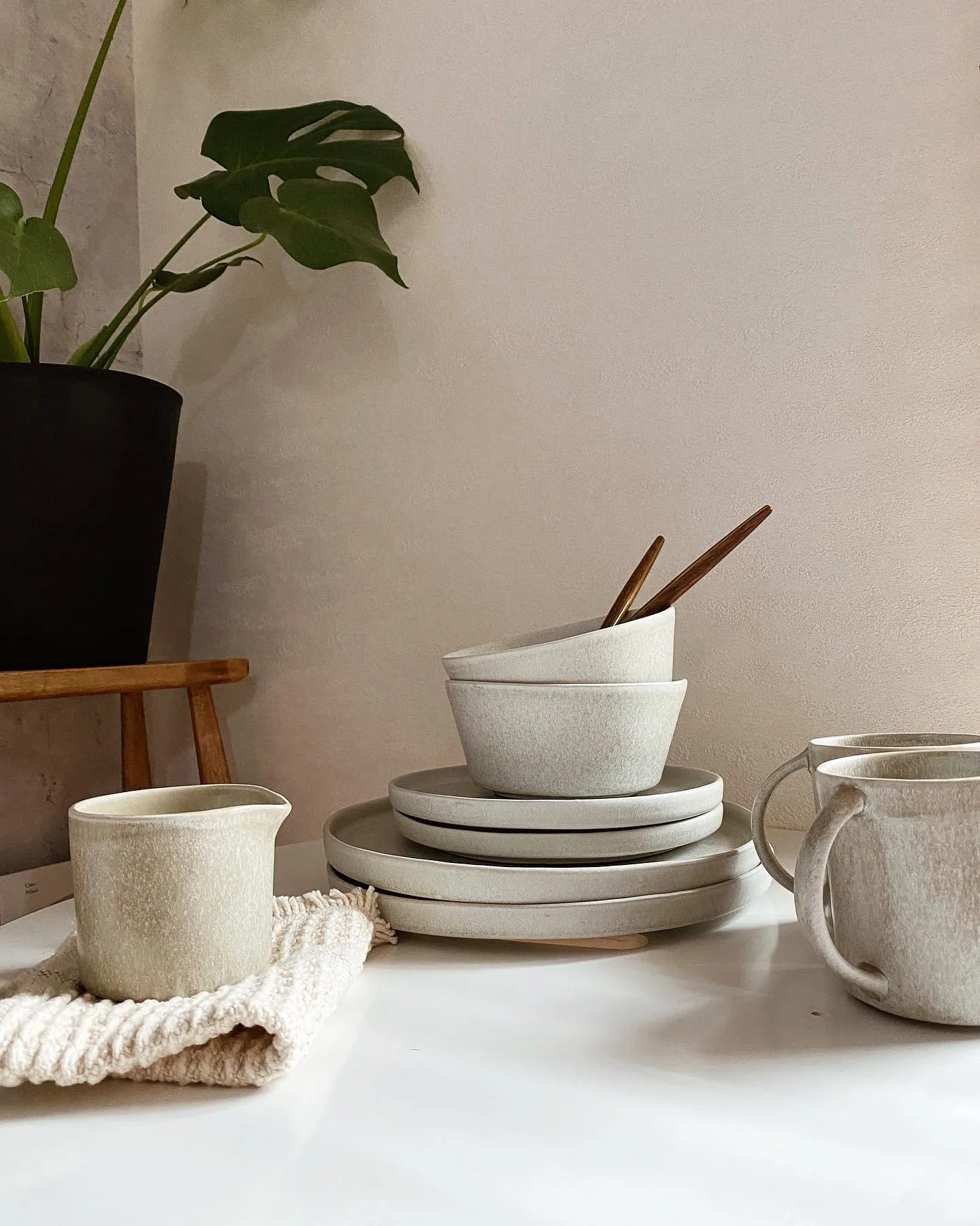 Sandsbro skål lysegrå, Ø15 cm, 4-pak Scandi Living