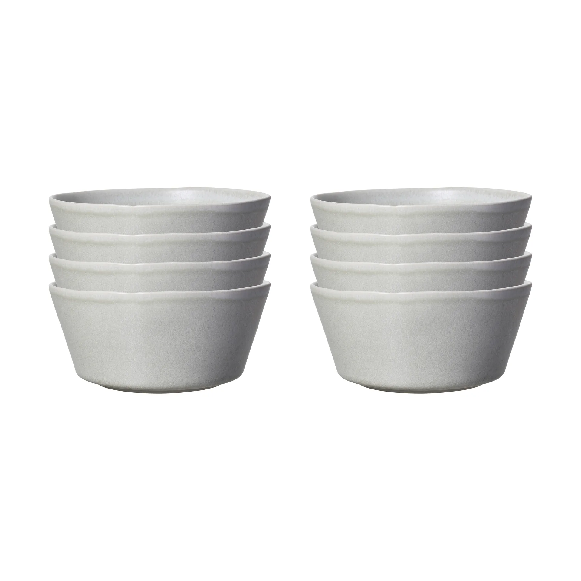 Sandsbro skål lysegrå, Ø15 cm, 8-pak,  Scandi Living