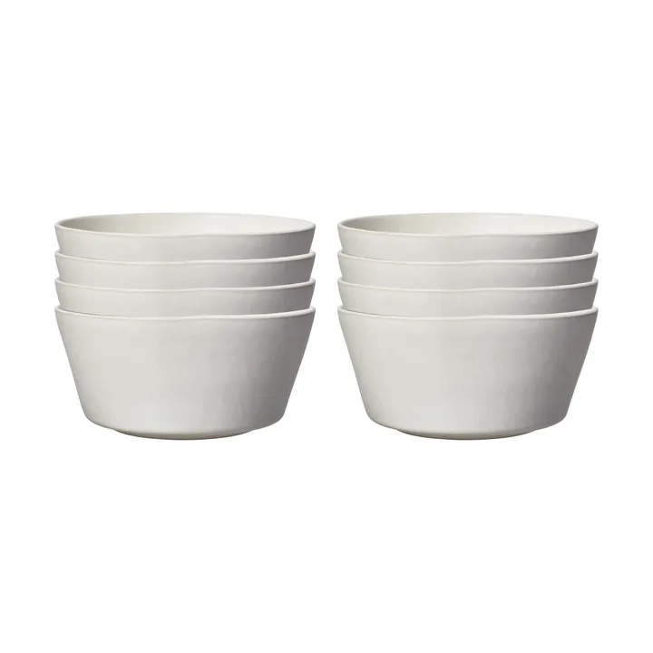 Sandsbro skål offwhite, Ø15 cm, 8-pak - Scandi Living