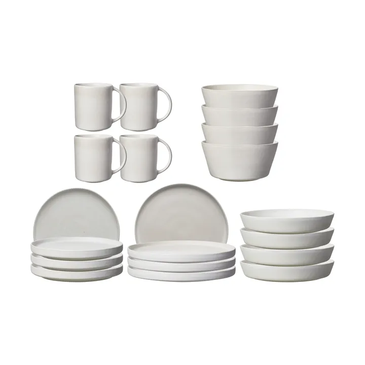 Sandsbro startsæt 20 dele - Offwhite - Scandi Living