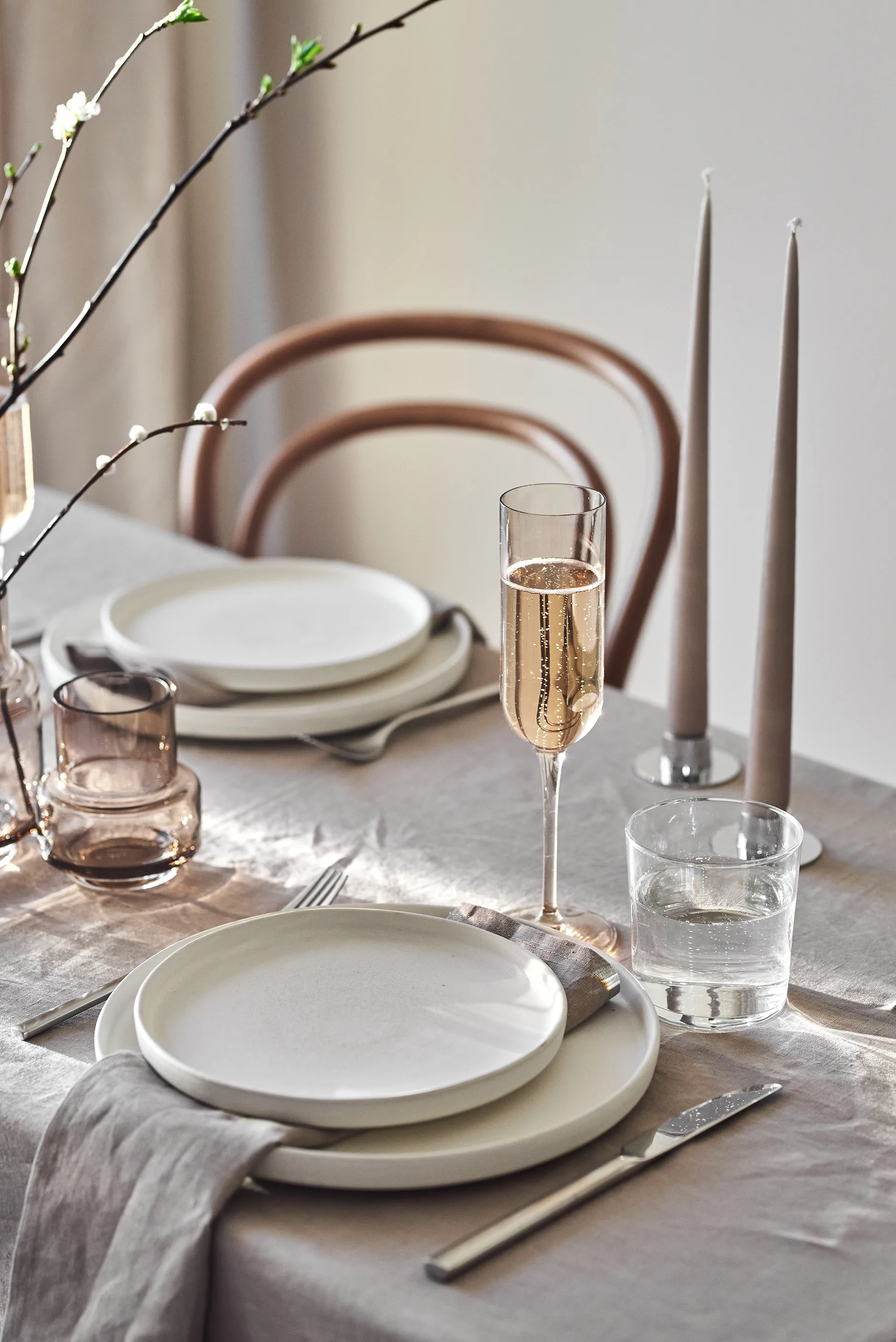 Sandsbro tallerken, Offwhite, Ø26 cm Scandi Living