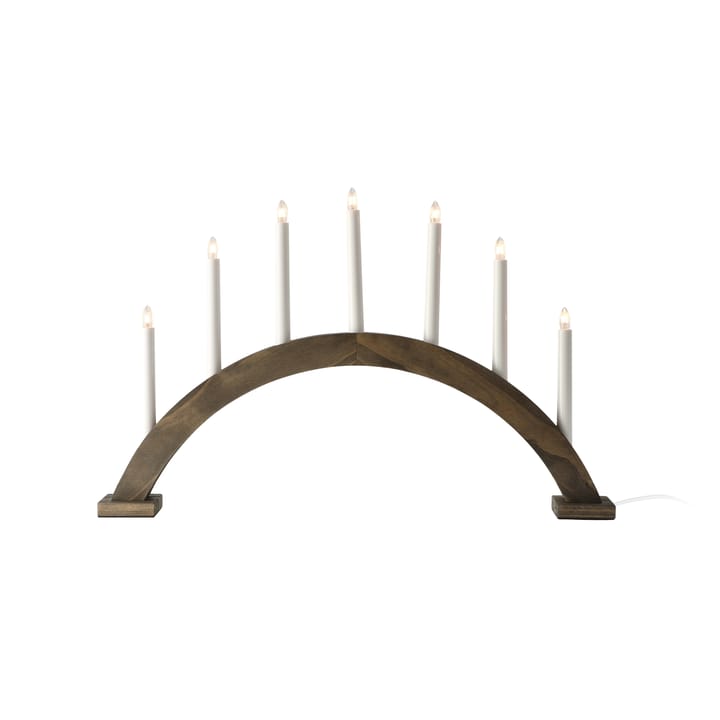 Sky adventslysestage bue 41 cm, Mørkbejdset Scandi Living