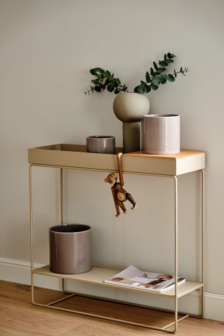 Sleek krukke Ø12 cm, Beige Scandi Living