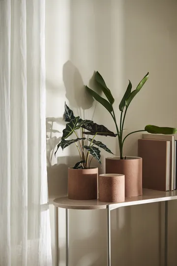 Speckled krukke Ø19 cm - Rust - Scandi Living