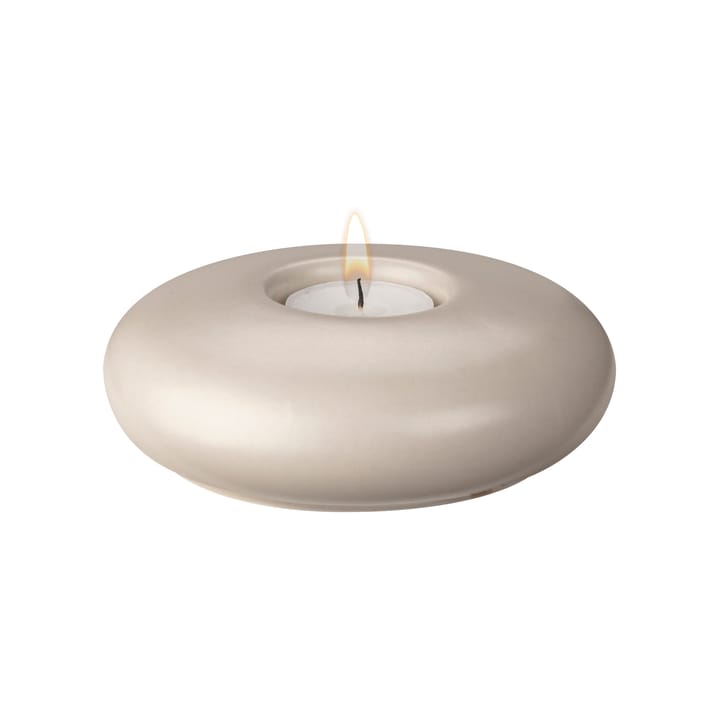 Stone fyrfadsstage Ø13 cm
 - Beige - Scandi Living