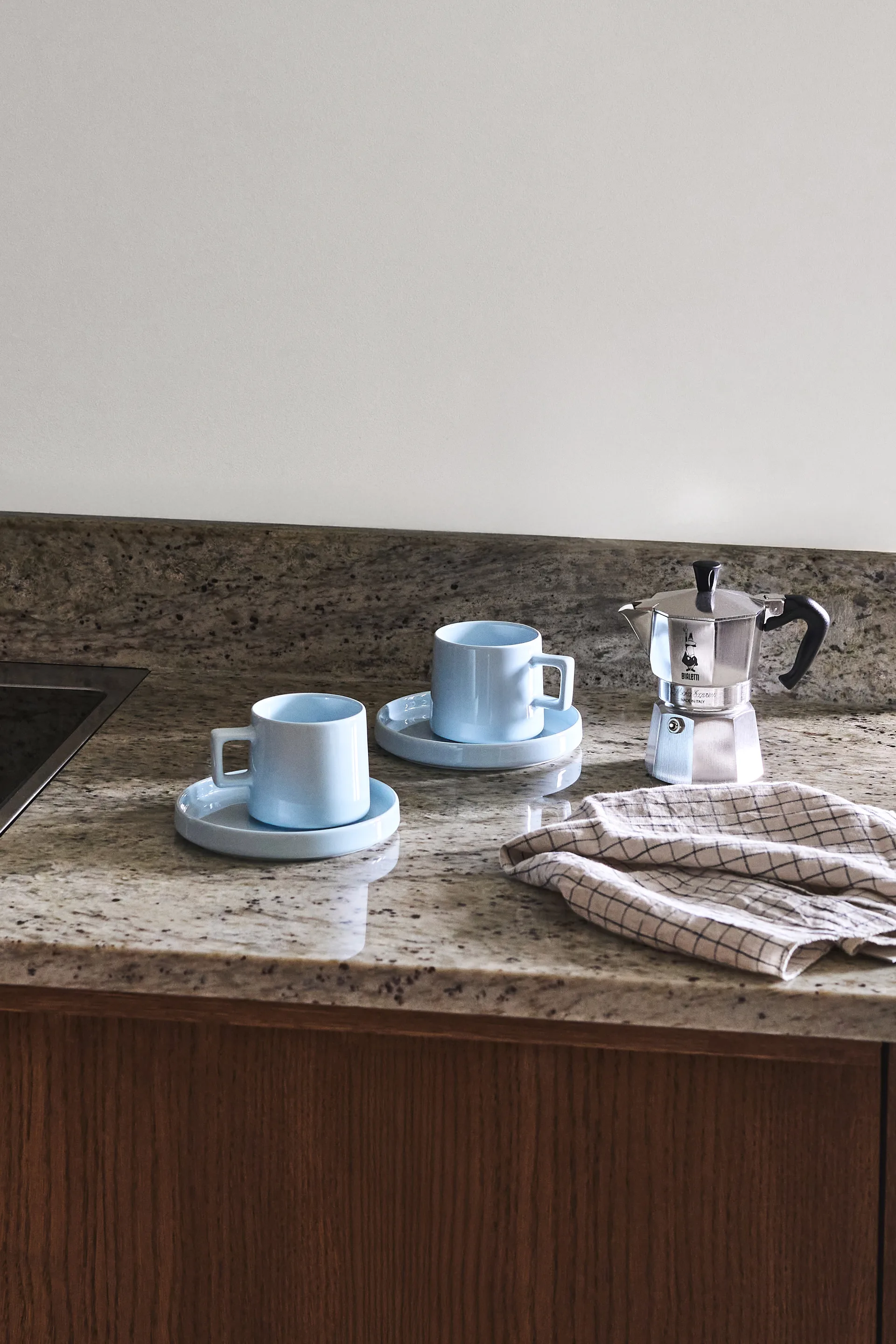 Taper asiet 14 cm, Lyseblå Scandi Living