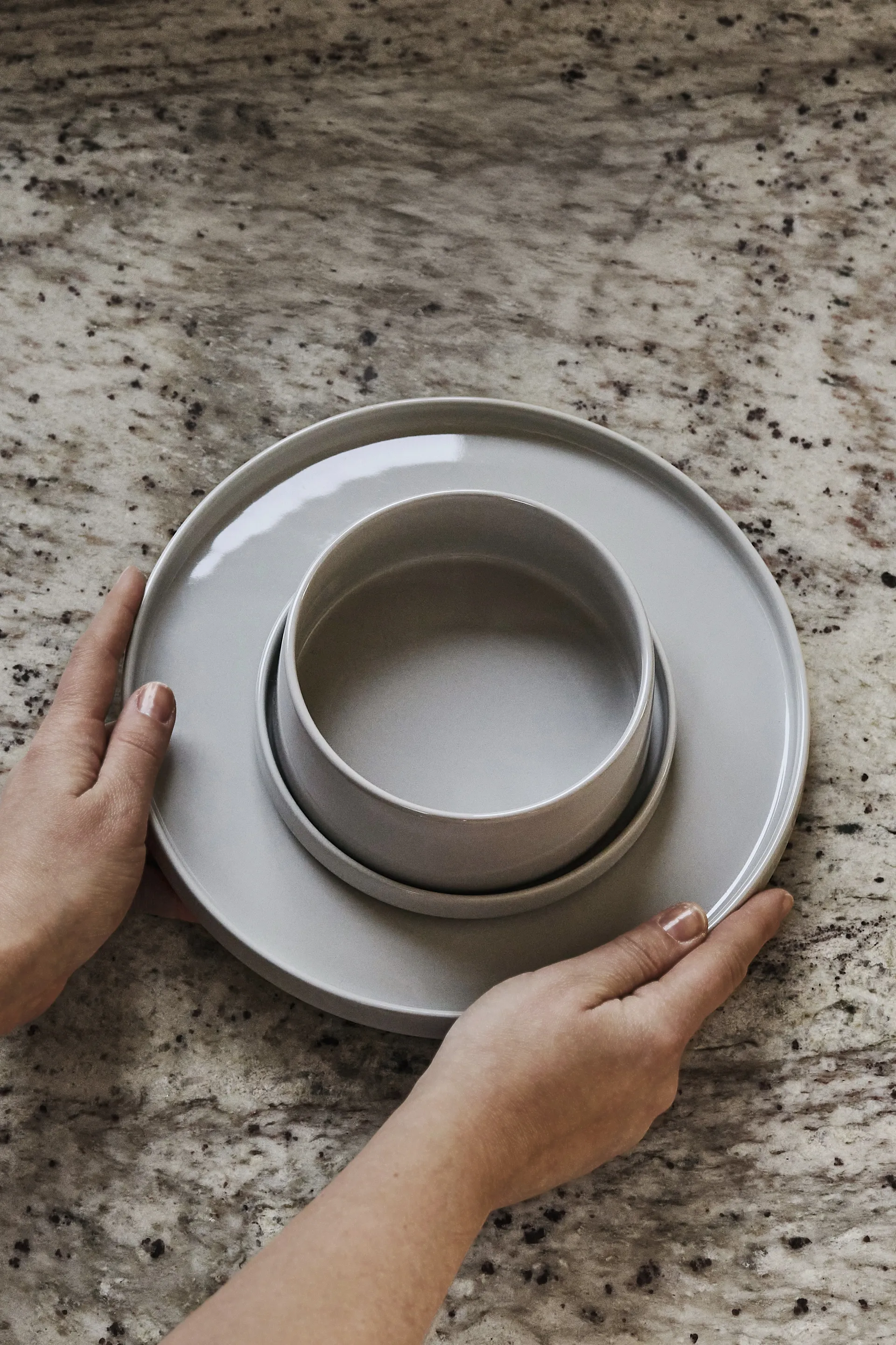 Taper asiet 14 cm, Lysegrå Scandi Living