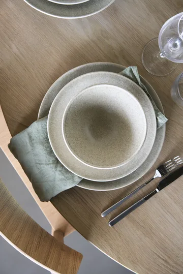 Terra asiet - Beige stentøj, Ø22 cm - Scandi Living
