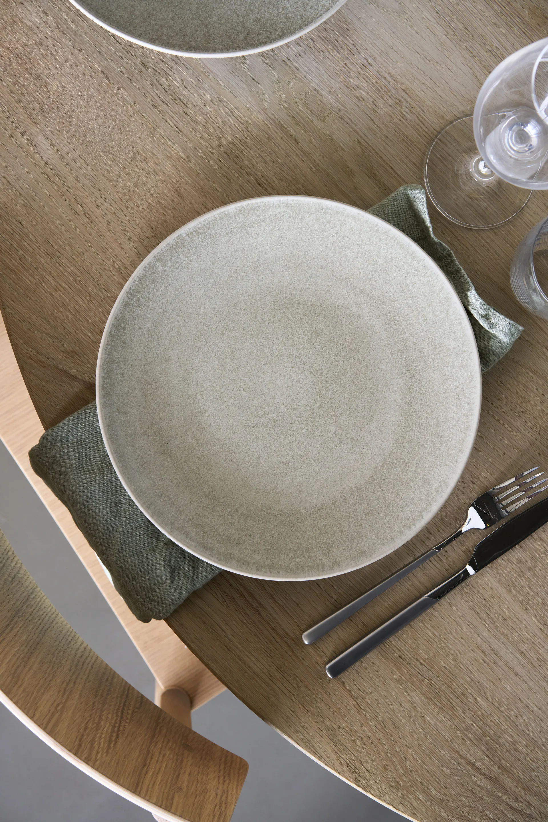 Terra middagstallerken, Beige stentøj, Ø26,5 cm Scandi Living
