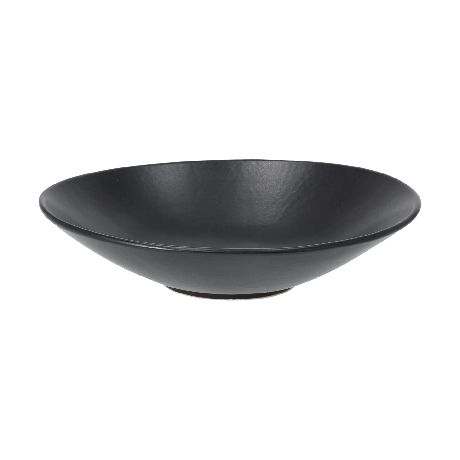 Terra pastatallerken, Sort stentøj, Ø22,5 cm Scandi Living