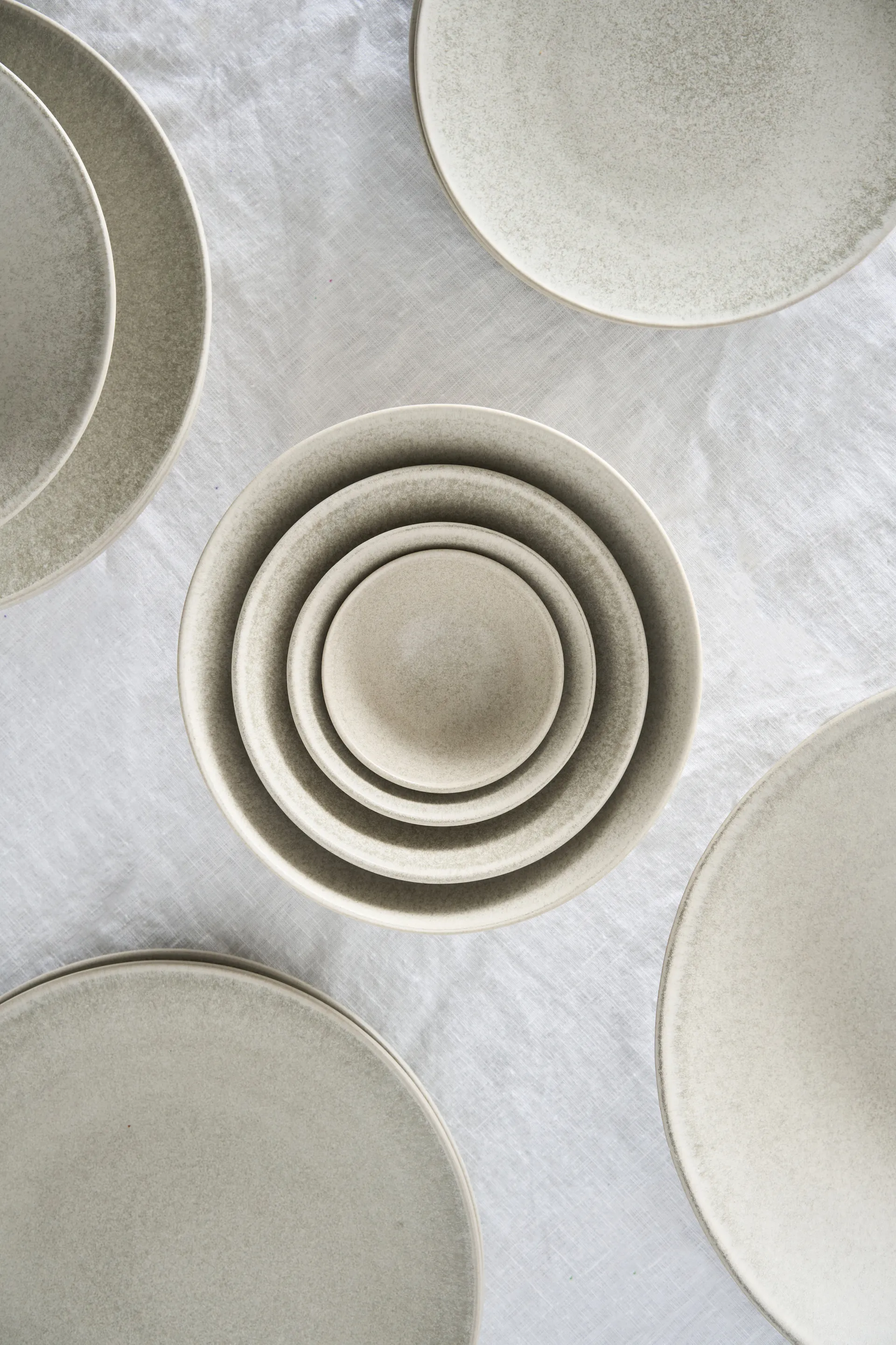 Terra salatskål, Beige stentøj, Ø30 cm Scandi Living