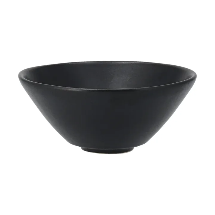 Terra serveringsskål - Sort stentøj, Ø9,5 cm - Scandi Living