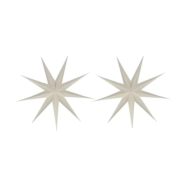 Veil adventsstjerne Ø90 cm 2-pak - Scandi Living