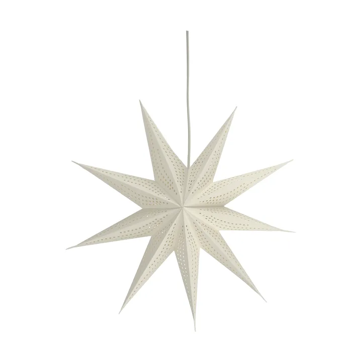 Veil adventsstjerne - Hvid, Ø45 cm - Scandi Living