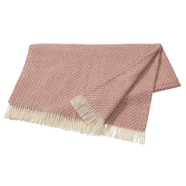 Wicker uldplaid - Dusty rose - Scandi Living