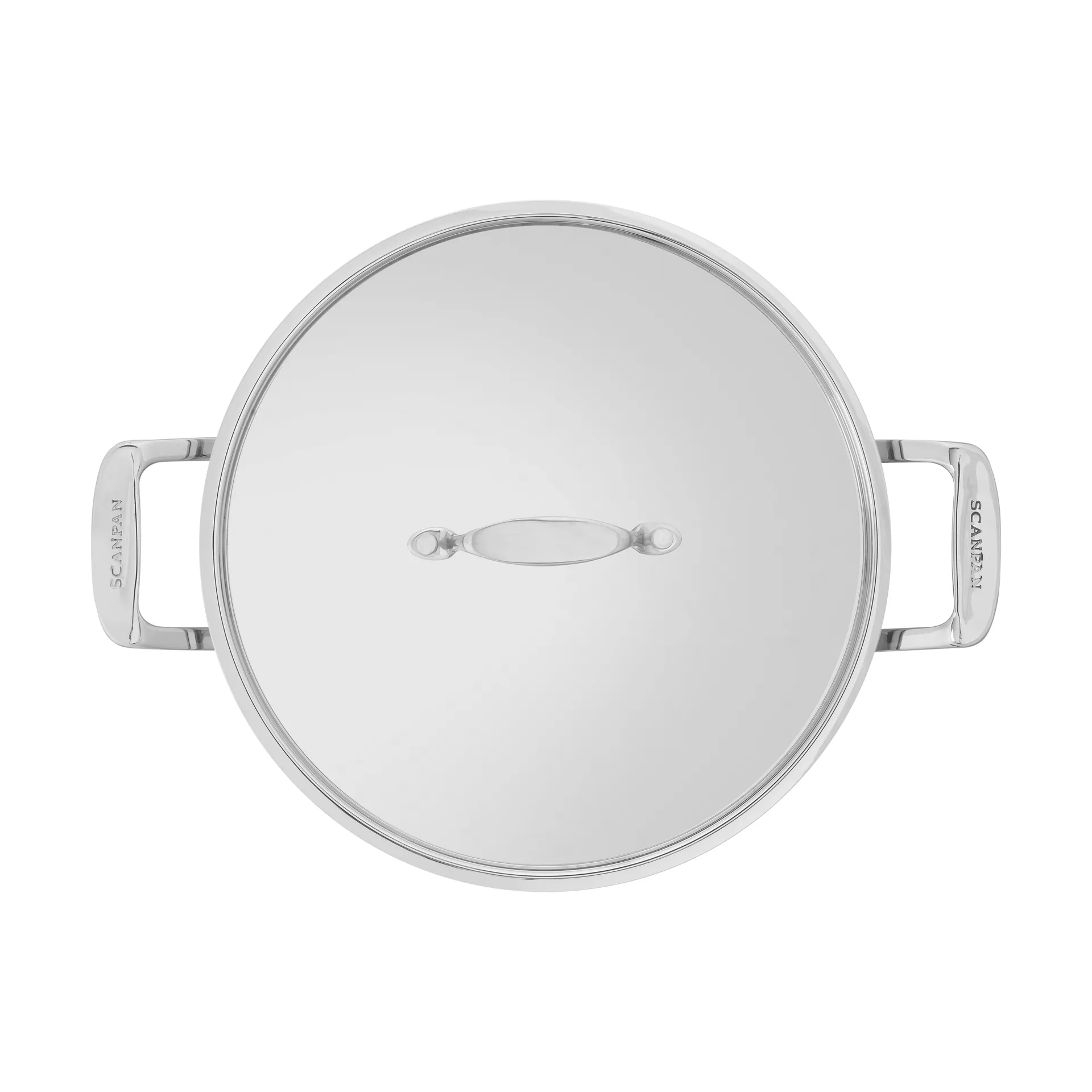 Scanpan Fusion 5 serveringspande med låg, Rustfrit stål, Ø28 cm Scanpan