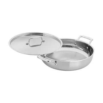 Scanpan Fusion 5 serveringspande med låg - Rustfrit stål, Ø28 cm - Scanpan
