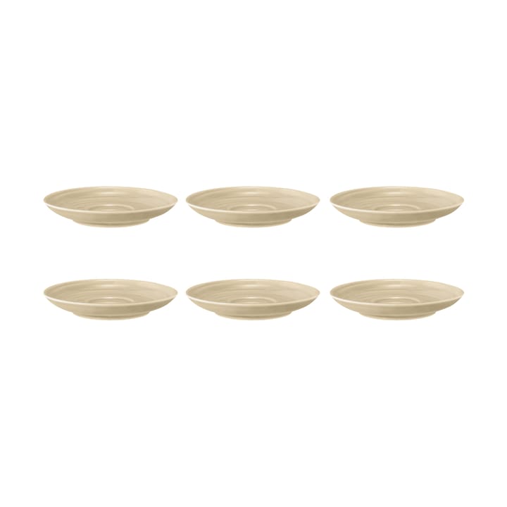 Terra kaffeunderkop Ø12 cm 6-pak - Sand Beige - Seltmann Weiden