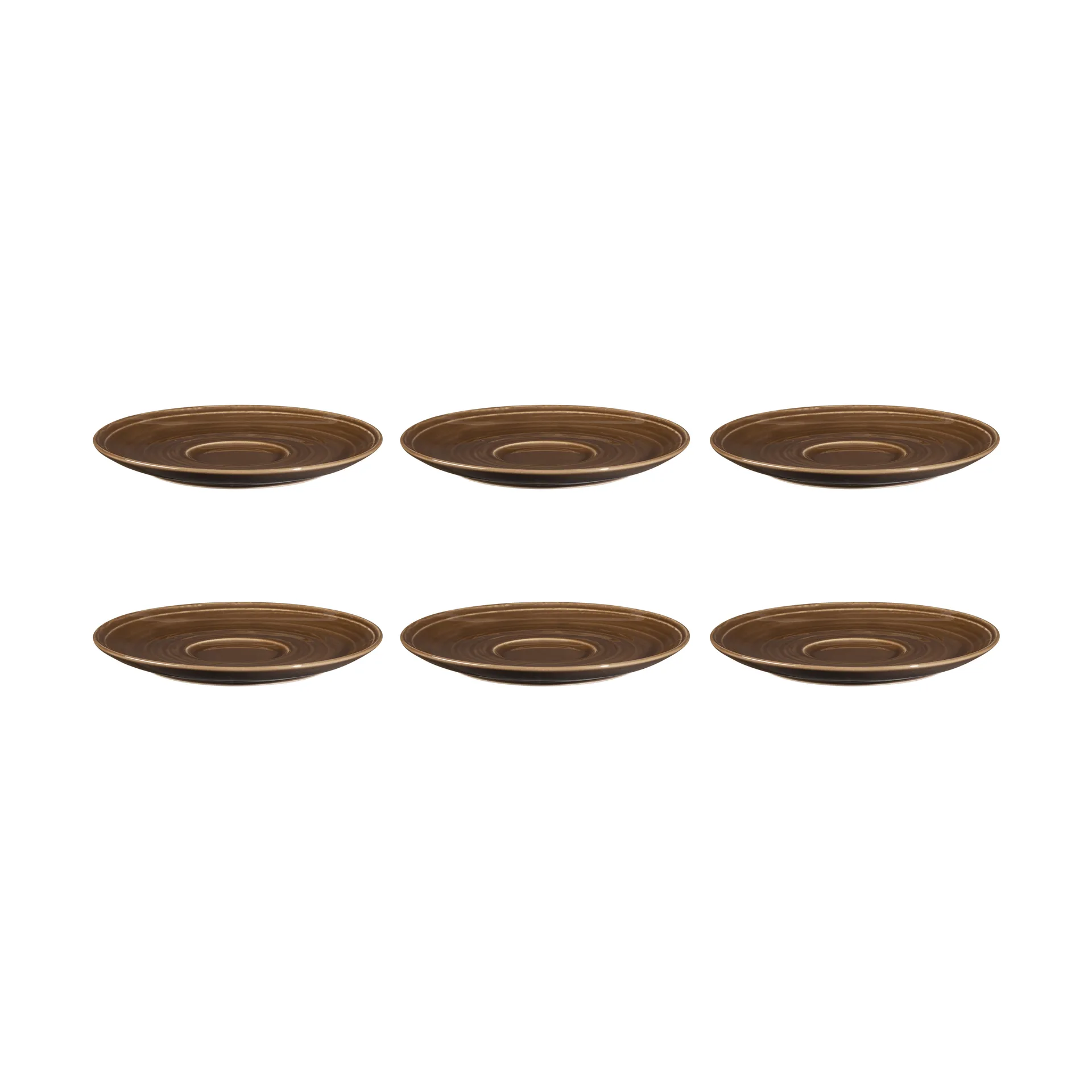 Terra kaffeunderkop Ø16,1 cm 6-pak, Earth Brown Seltmann Weiden