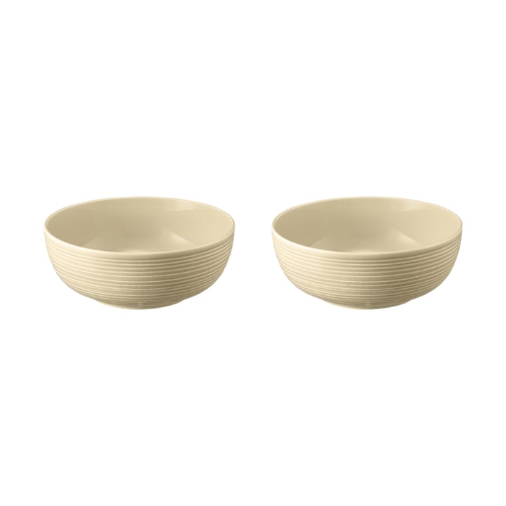 Terra skål Ø20,4 cm 2-pak - Sand Beige - Seltmann Weiden