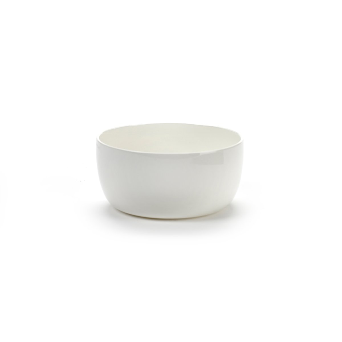 Serax Base morgenmadsskål med lav kant hvid 12 cm