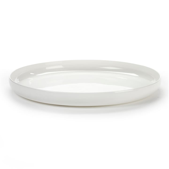Base tallerken med høj kant hvid, 28 cm Serax