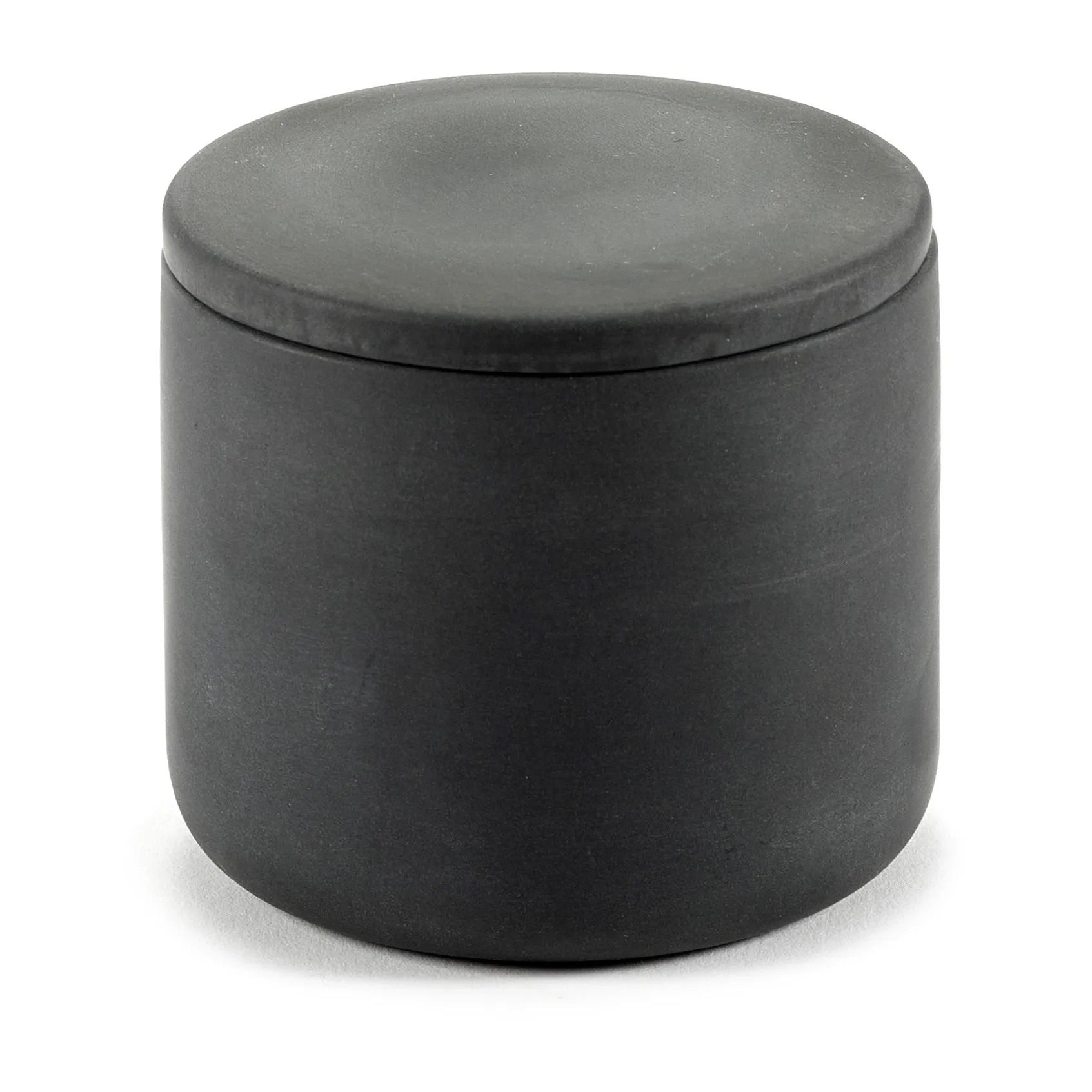 Cose opbevaringskrukke rund med låg S lav Ø7 cm, Dark Grey Serax