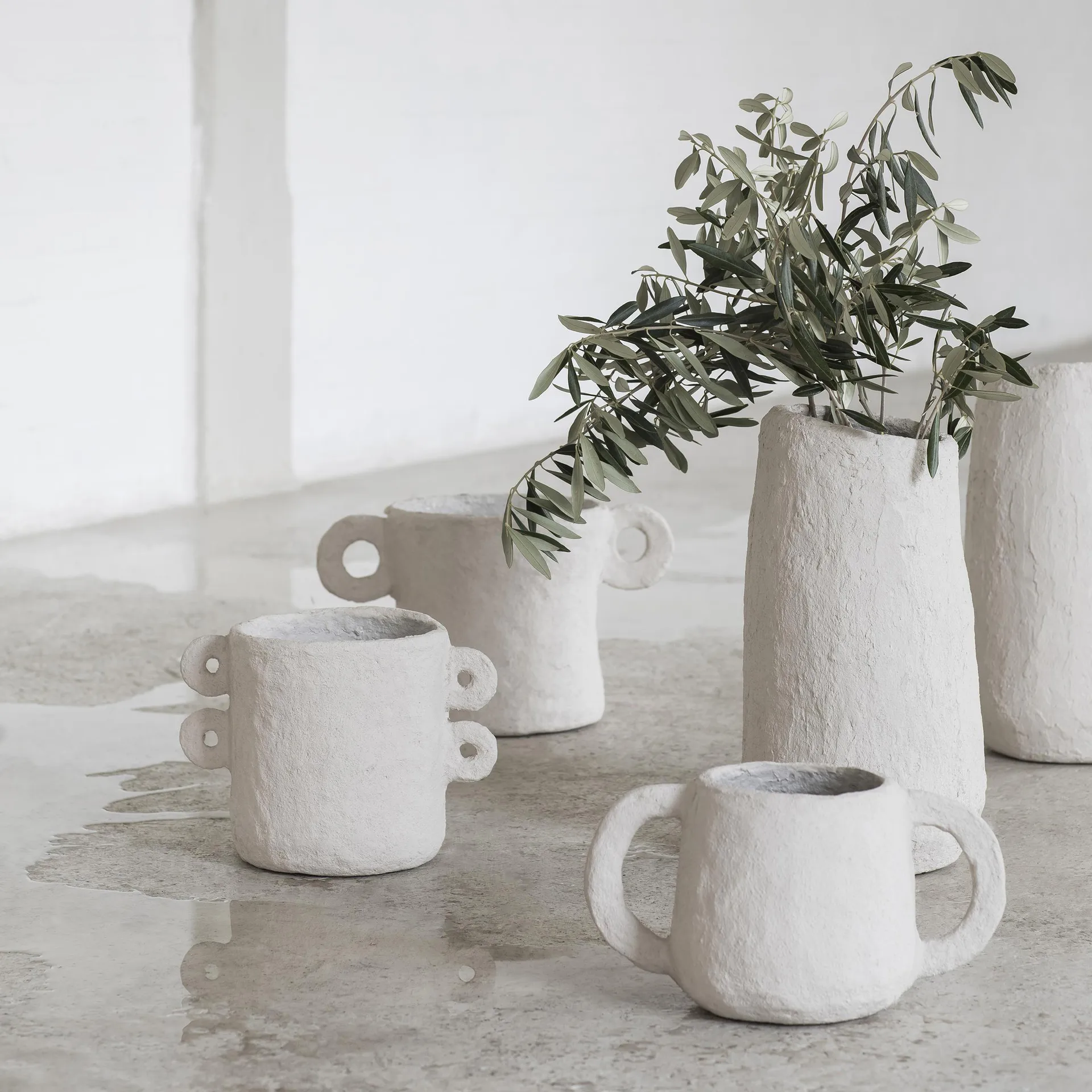 Earth krukke Ø18 cm, Beige Serax