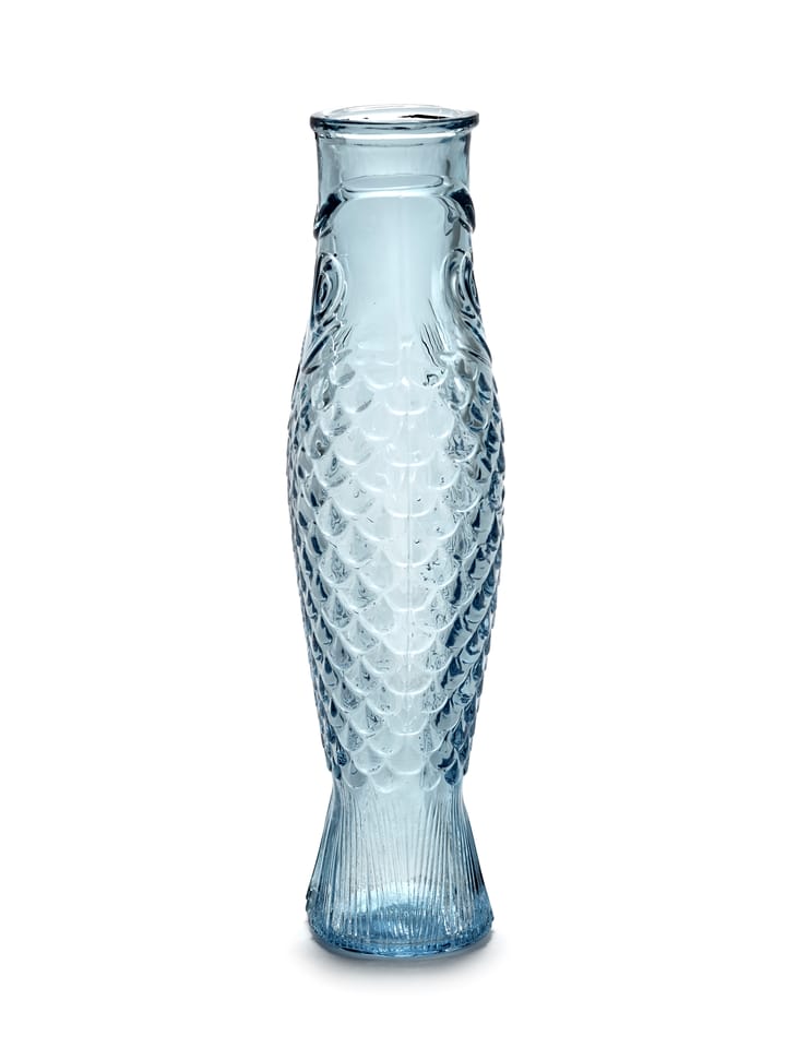 Fish & Fish glasflaske 1 L, Light blue Serax