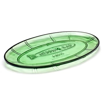 Fish & Fish ovalt fad 17x31 cm - Green - Serax