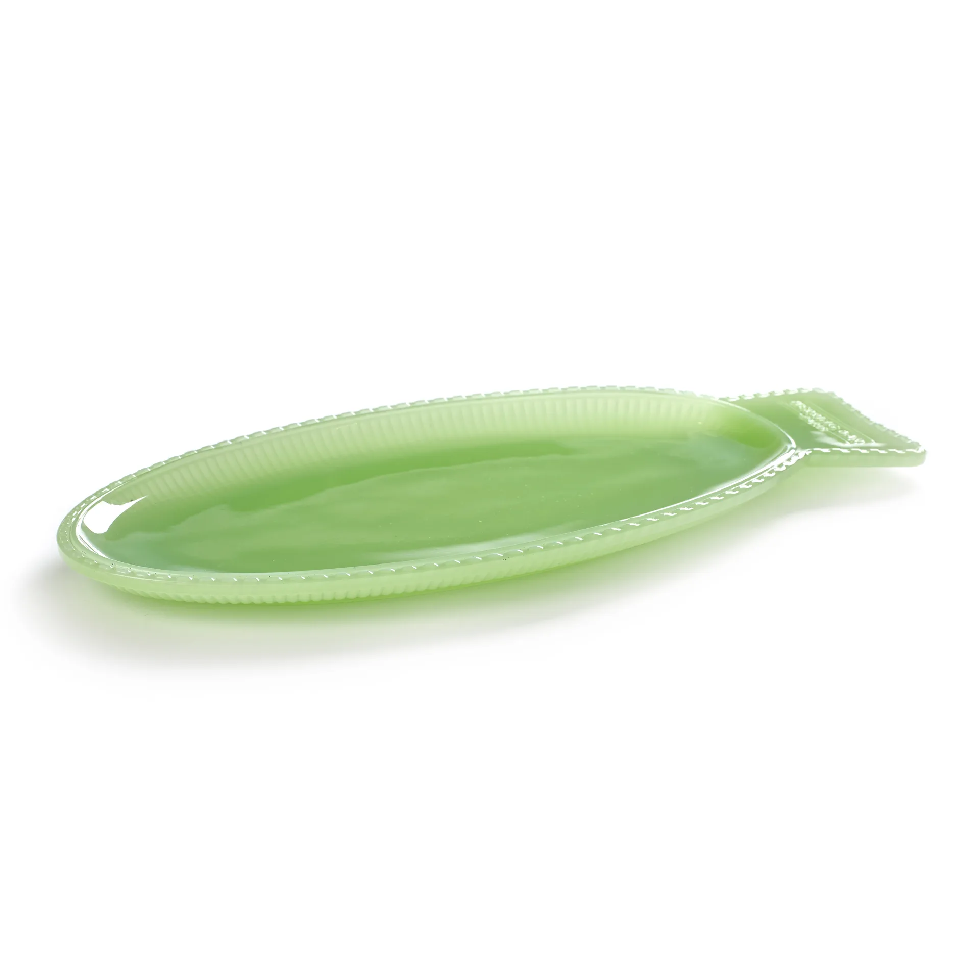 Fish & Fish serveringsfad 16x35 cm, Jadeite green Serax