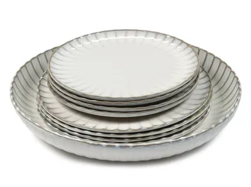 Inku dinner set 9 dele - White - Serax